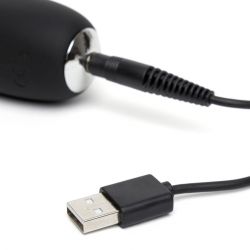 Wibrator - Happy Rabbit Slimline G-Spot USB Rechargeable Rabbit Vibrator Black