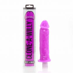 Zestaw do klonowania penisa Wibrujący Fioletowy - Clone A Willy Kit Neon Purple