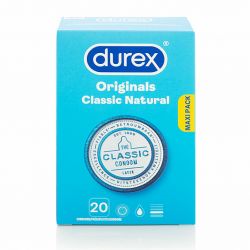 Prezerwatywy - Durex Classic Natural Condoms 20 szt