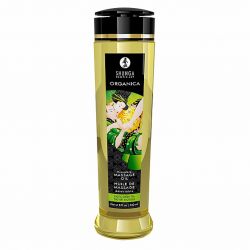 Olejek do masażu - Shunga Massage Oil Organica Erotic Green Tea Zielona Herbata 240ml