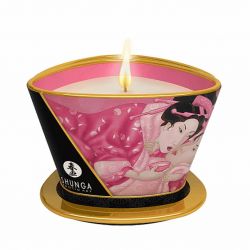 Świeca do masażu - Shunga Massage Candle Rose Petals Róże