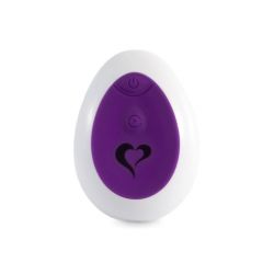 Zdalnie sterowane jajko wibrujące - FeelzToys Anna Vibrating Egg Remote Deep Purple