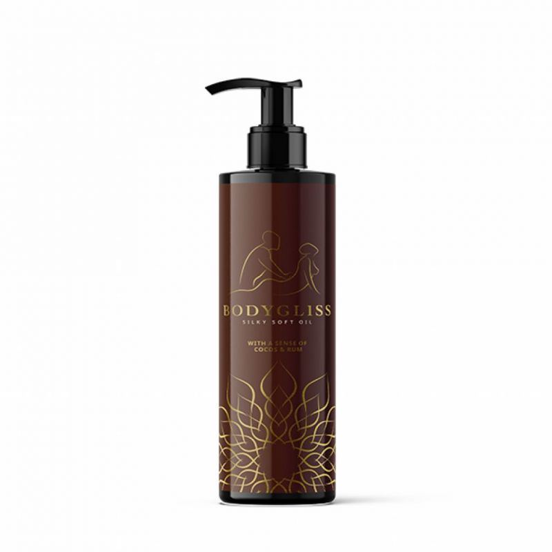 Olejek do masażu - BodyGliss Massage Collection Silky Soft Oil Cocos & Rum 150 ml