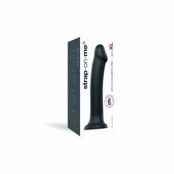 Dildo - Strap-On-Me Semi-Realistic Dual Density Bendable Dildo Black XL