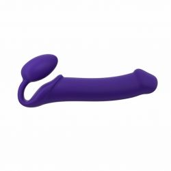 Dildo - Strap-On-Me Semi-Realistic Bendable Strap-On Purple XL