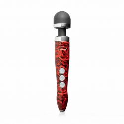 Masażer - Doxy Die Cast 3R Rechargeable Wand Massager Rose Pattern