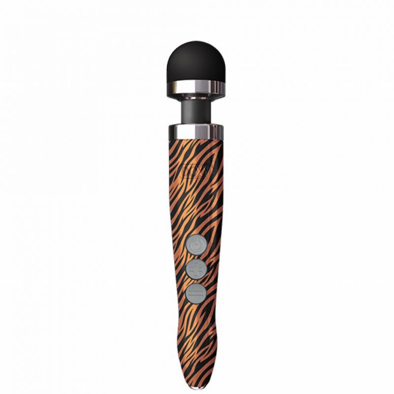 Masażer - Doxy Die Cast 3R Rechargeable Wand Massager Tiger