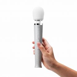 Masażer - Le Wand Petite All That Glimmers Rechargeable Massager White