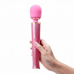 Masażer - Le Wand Petite All That Glimmers Rechargeable Massager Pink