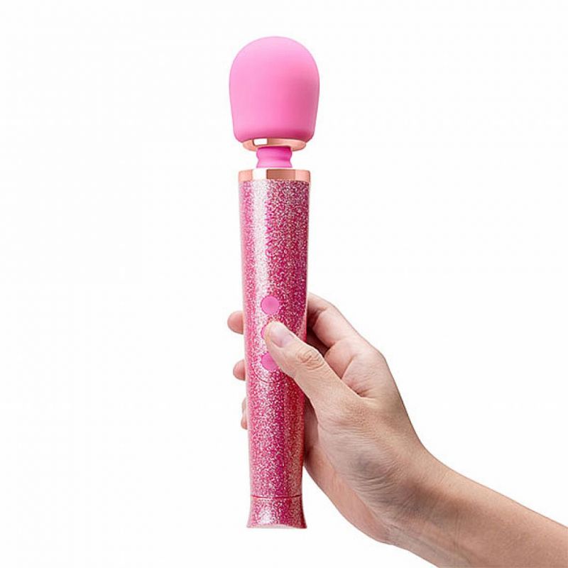 Masażer - Le Wand Petite All That Glimmers Rechargeable Massager Pink