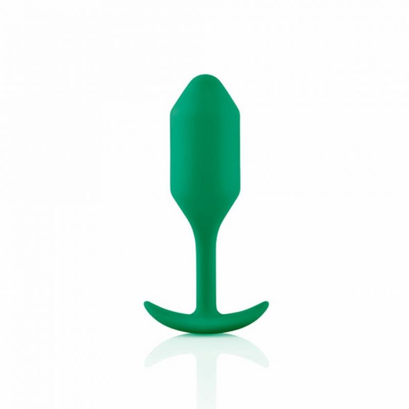 Plug analny - B-Vibe Snug Plug 2 Green