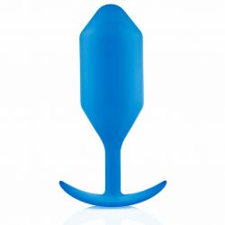 Plug analny - B-Vibe Snug Plug 5 Blue